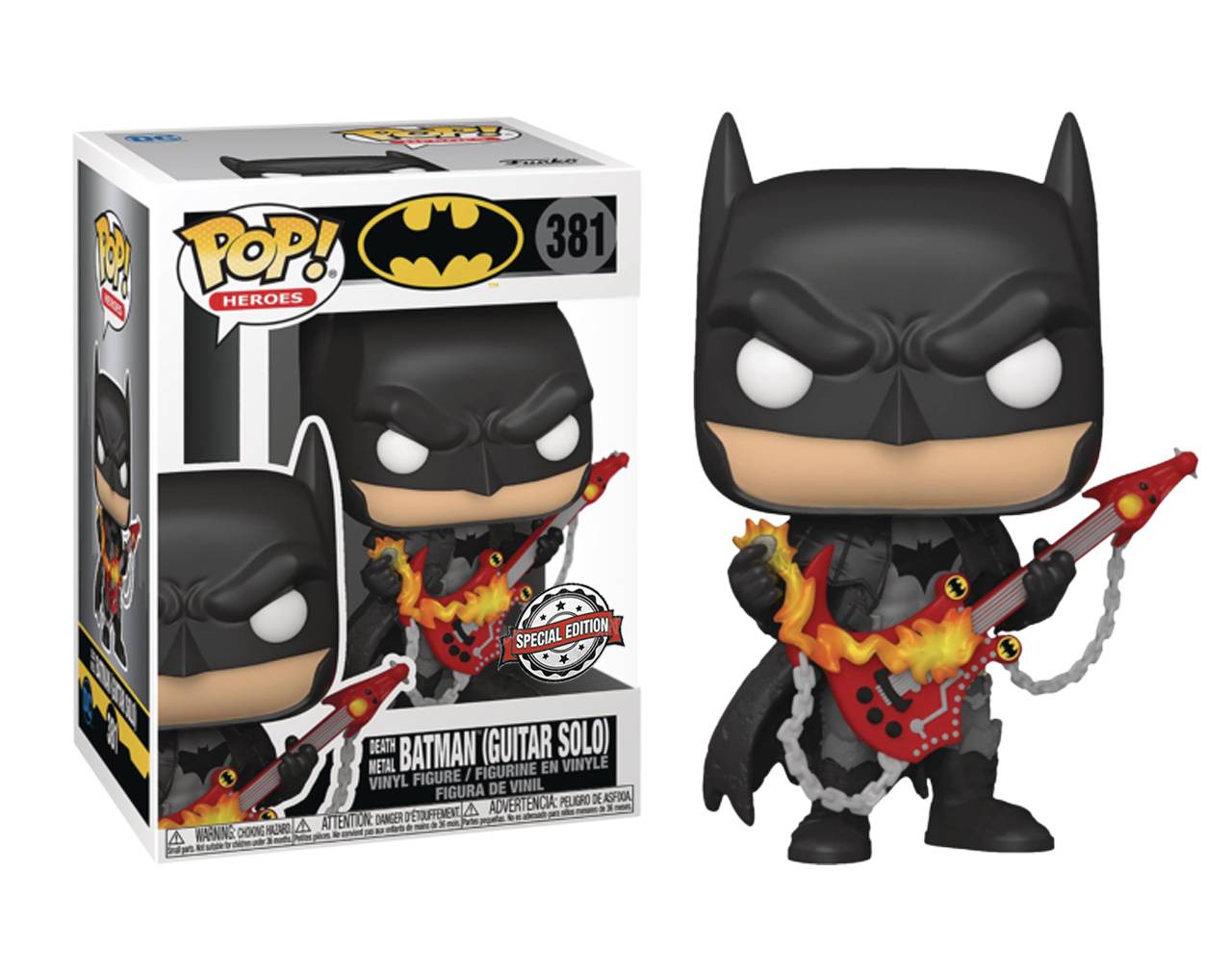 Batman Guitar Solo (Death Metal) - DC Super Heroes Pop! Vinyl