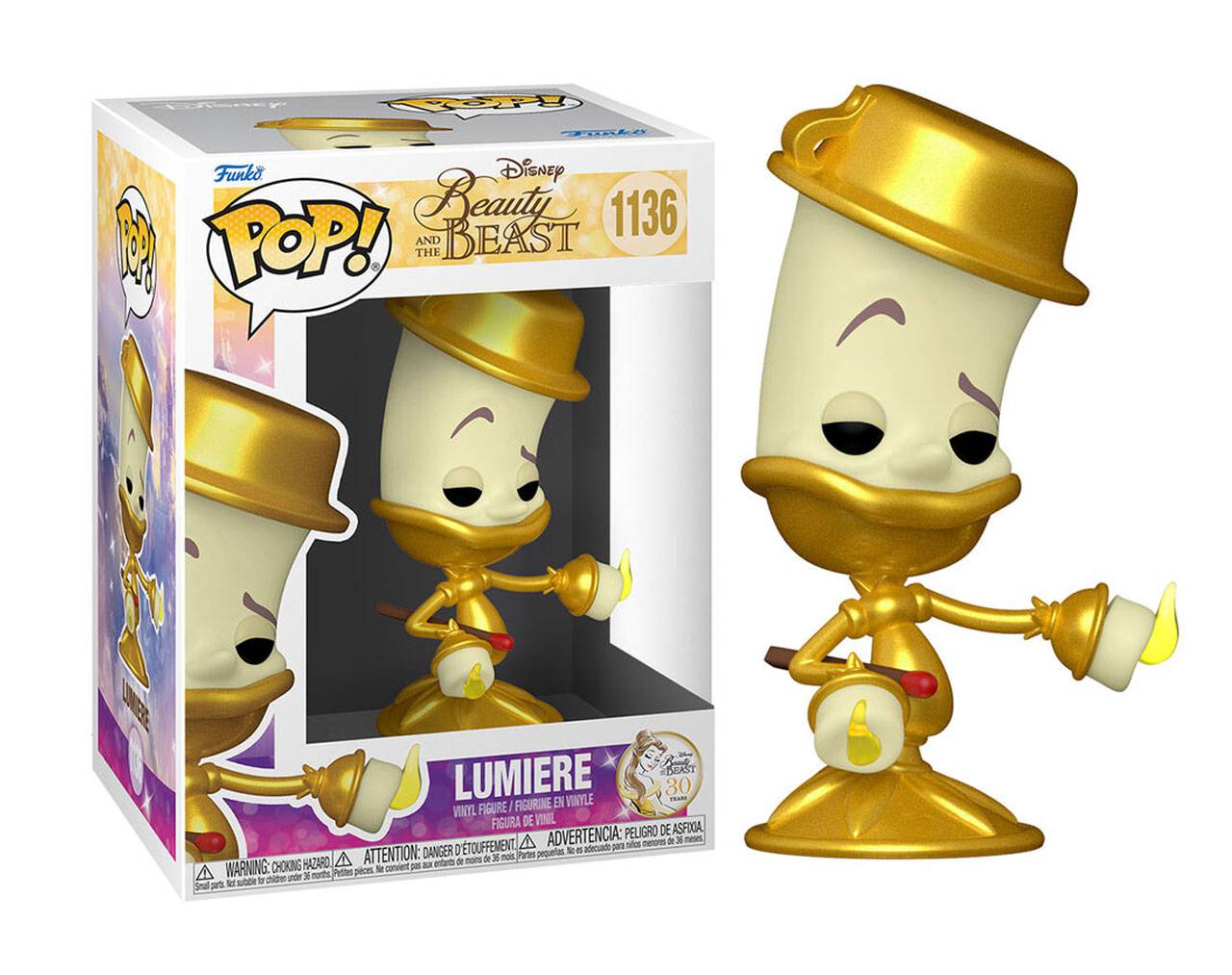 Lumiere - The Beauty and the Beast 30th Anniversary Pop! Vinyl