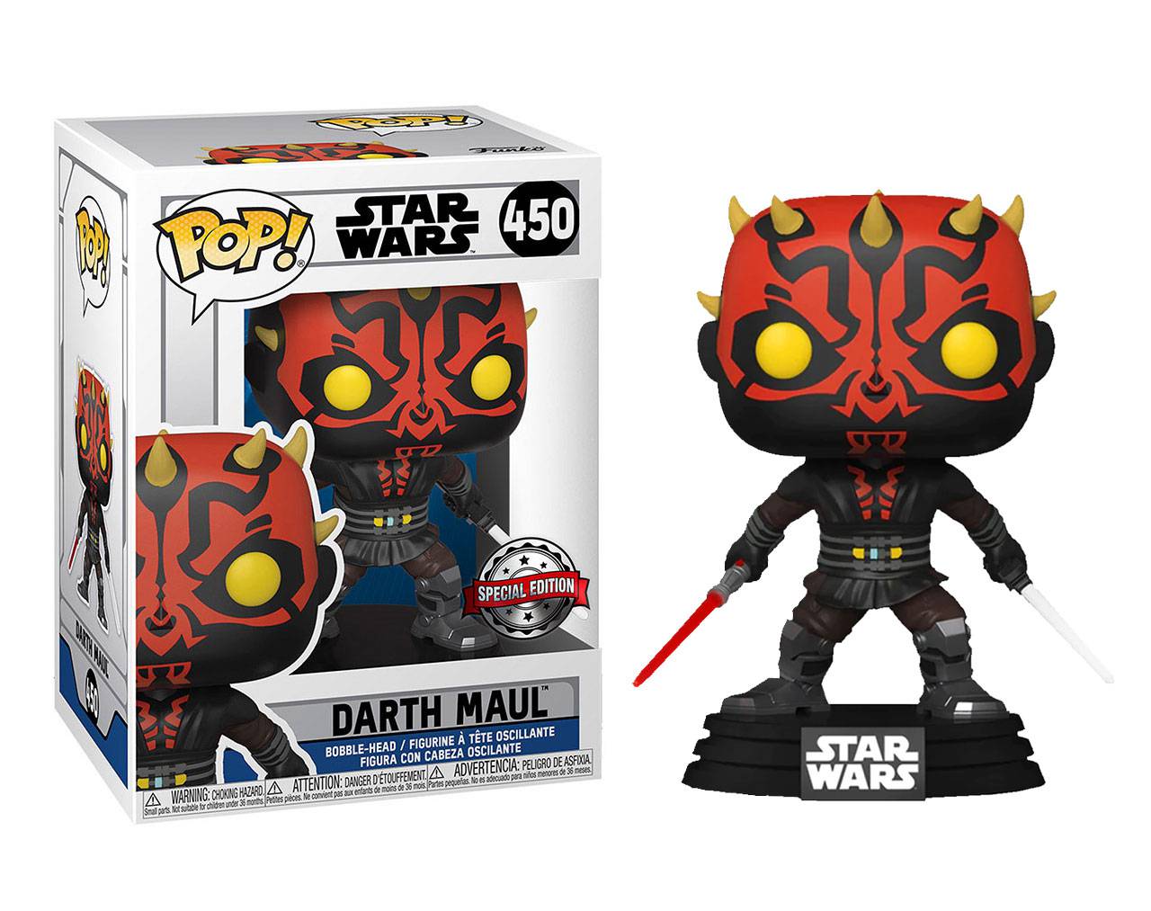 Darth Maul (With Darksaber and Lightsaber) - Star Wars Pop! Vinyl