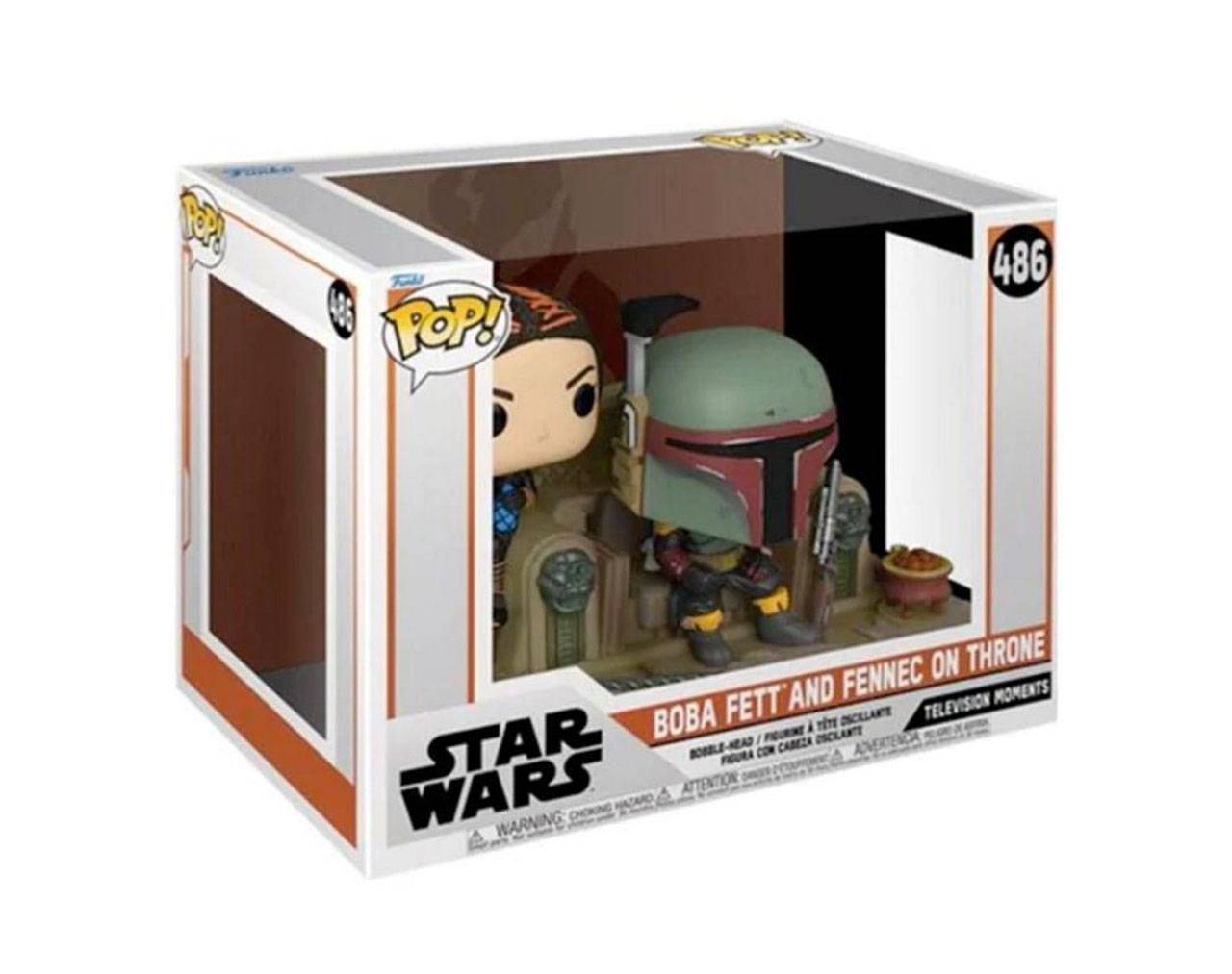 Boba Fett and Fennec on Throne - Star Wars Pop! Vinyl
