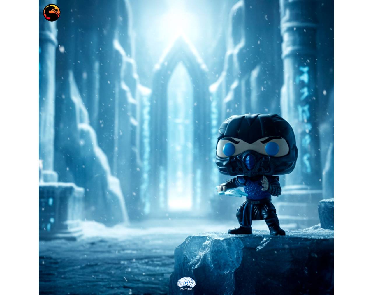 Sub-Zero (Brilla en la Oscuridad) - Mortal Kombat Pop! Vinyl