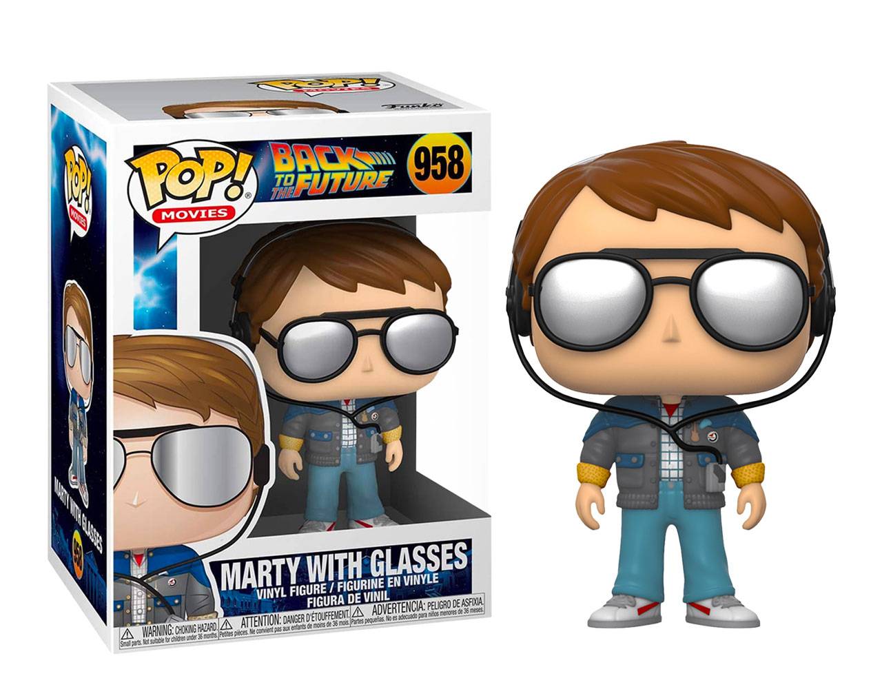 Marty McFly with Glasses - Back to the Future Pop! Vinyl