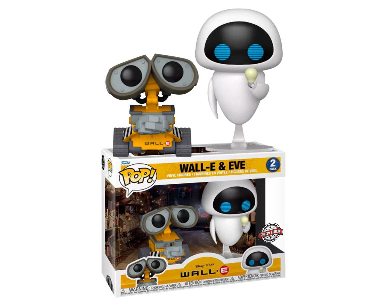 Wall-E & Eve 2 Pack Pop! Vinyl