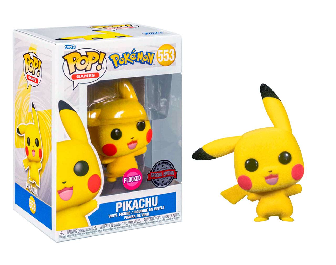 Pikachu Weaving (Flocked) Pop! Vinyl