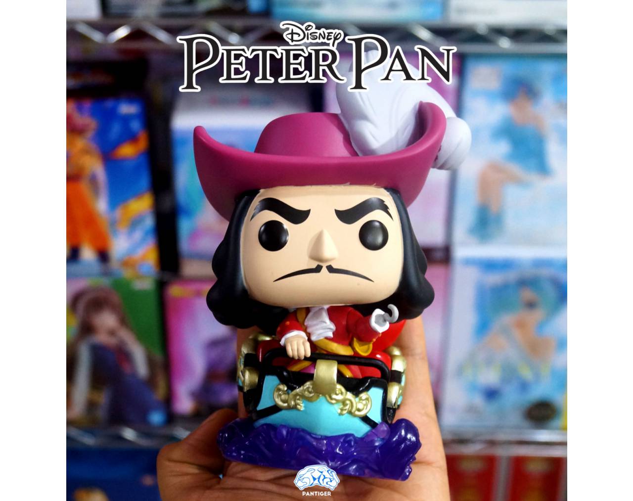 Captain Hook at the Peter Pan's Flight Attraction - Disney World 50th Anniversary Pop! Vinyl