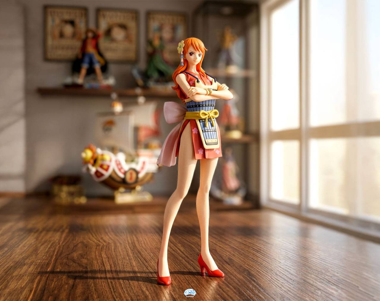 Nami (A) - One Piece Glitter and Glamours Wanokuni Style II Banpresto