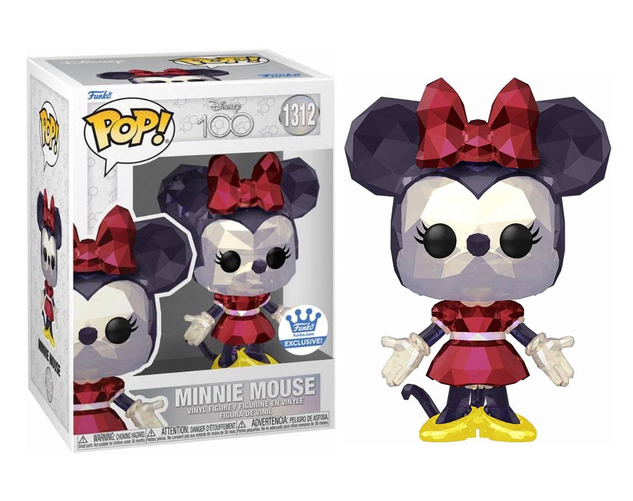 Minnie Mouse (Facet) - Disney 100 Years of Wonder Pop! Vinyl