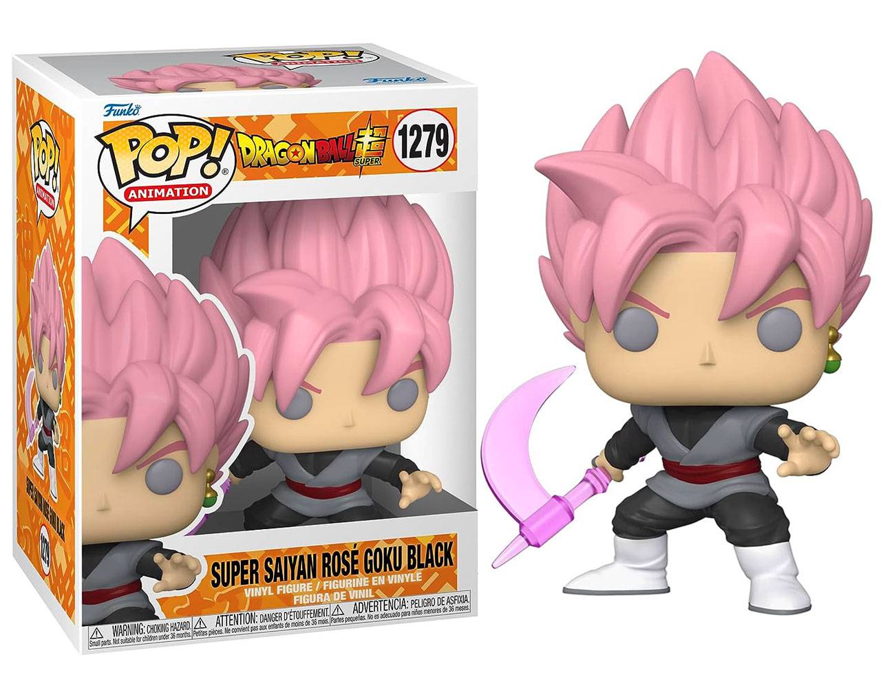 Goku Black (Super Saiyan Rosé) with Translucent Scythe - Dragon Ball Super Pop! Vinyl