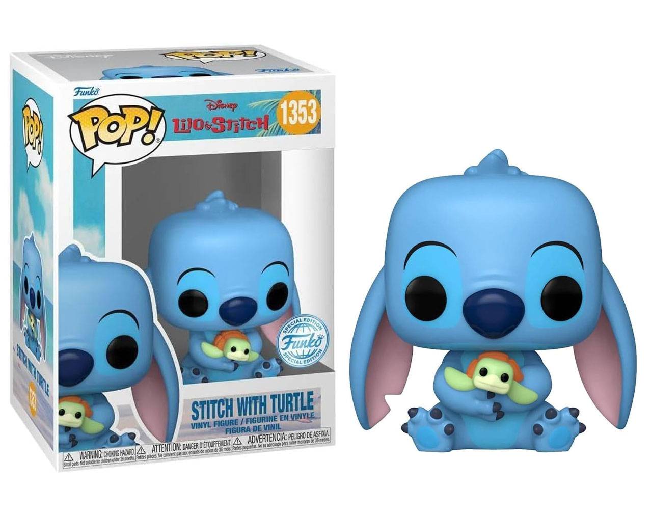 Stitch with Turtle - Lilo and Stitch Pop! Vinyl