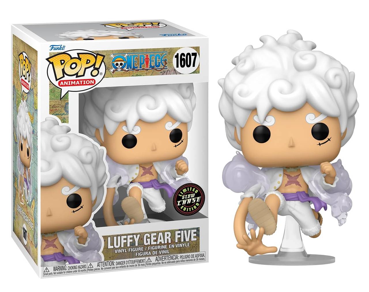 Luffy Gear Five (Limited Chase Glow Edition) - One Piece Pop! Vinyl