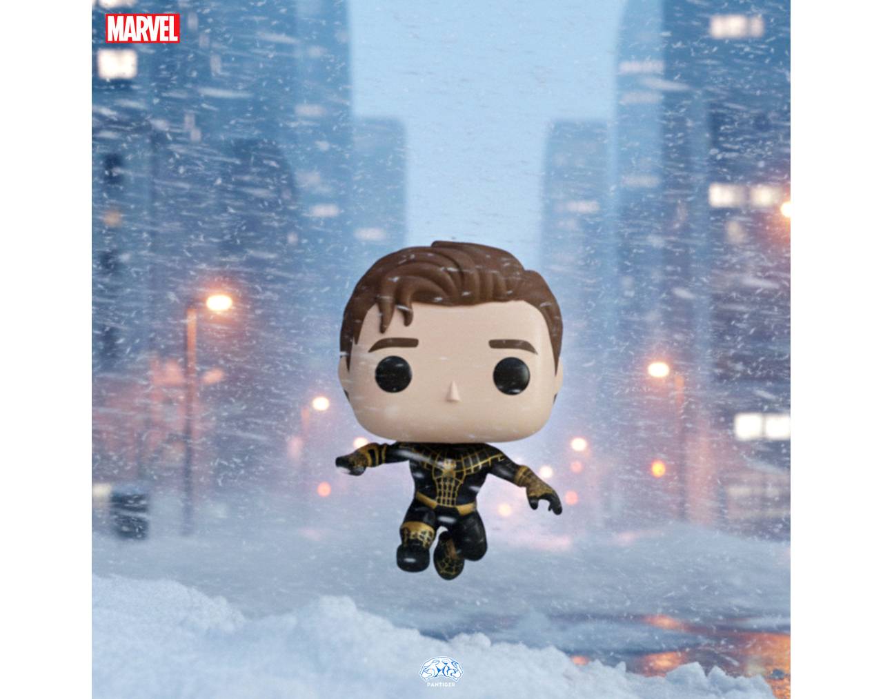 Spider-Man Black Suit (Unmasked) -Spider No Way Home Pop! Vinyl