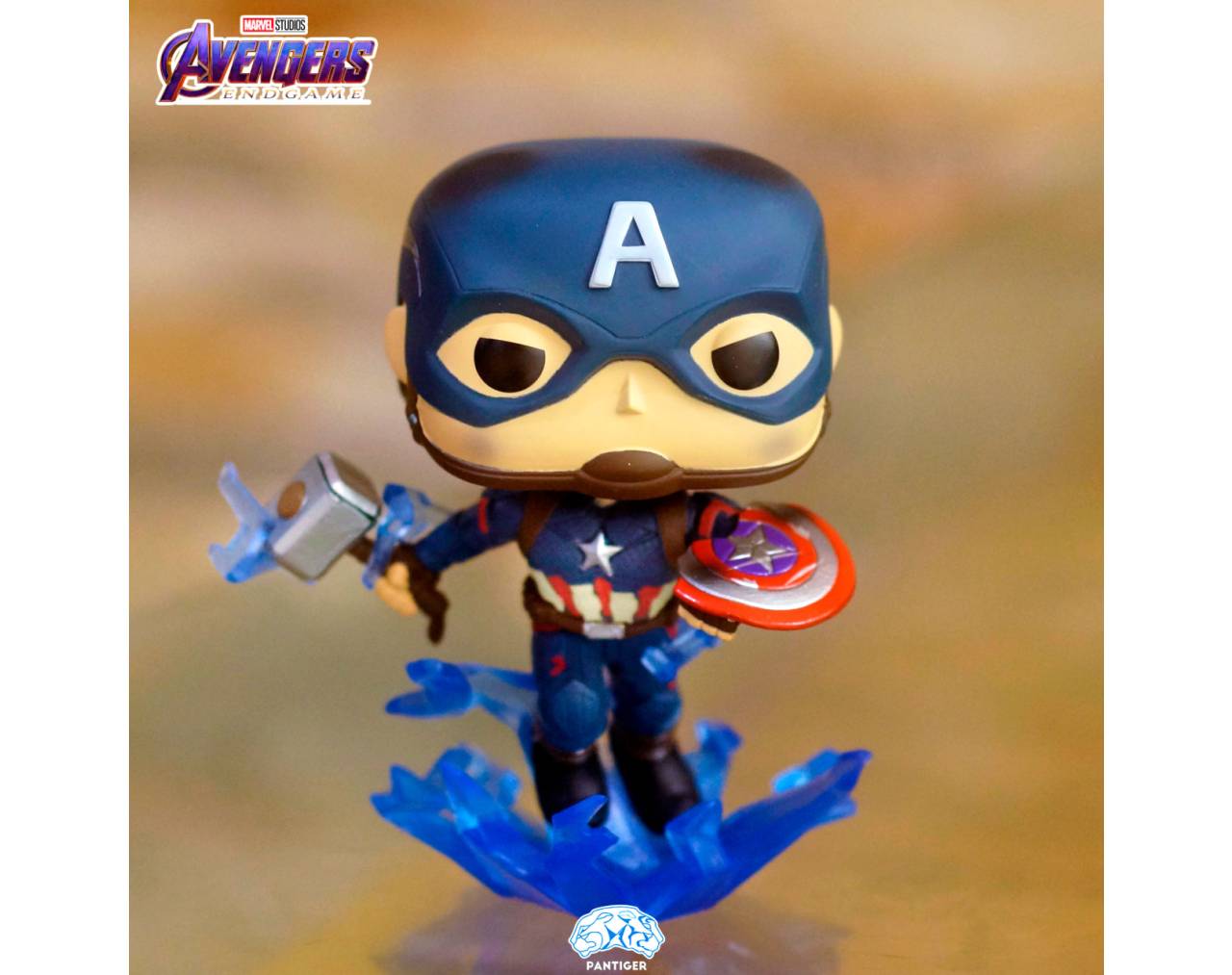 Captain America with Mjolnir - Marvel Avengers Endgame Pop! Vinyl