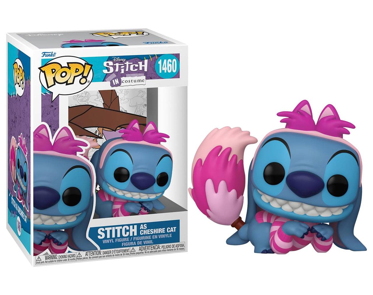 Stitch as Cheshire Cat (Alice in Wonderland) - Stitch in Costume Pop! Vinyl