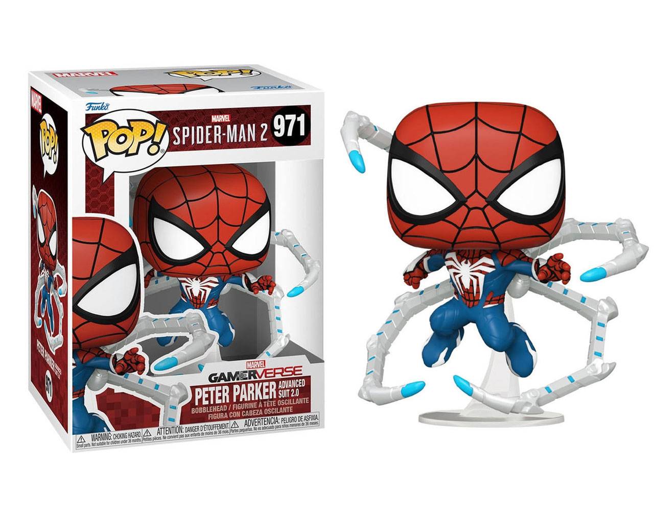 Peter Parker Advanced Suit 2.0 - Spider-Man 2 - Funko Pop! Vinyl