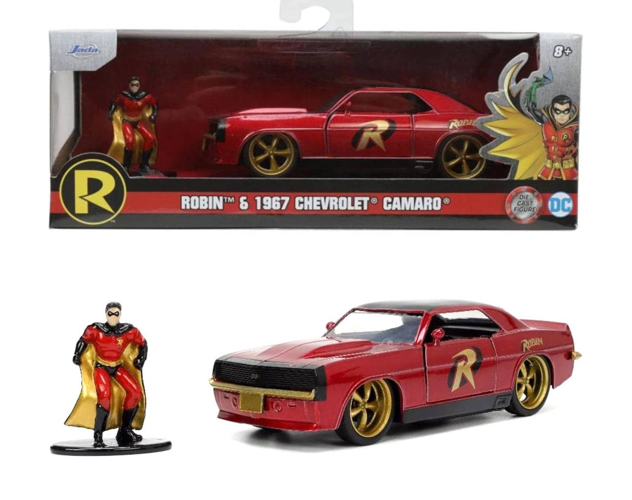 Robin & 1969 Chevrolet Camaro - DC Comics - Jada Toys