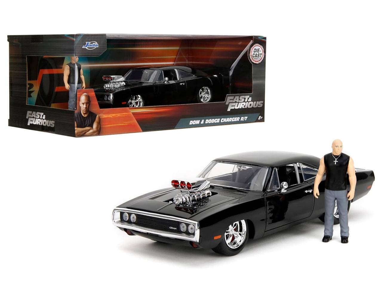 Dom & Dodge Charger R/T 1:24 - Fast and Furious - Die-Cast Jada Toys