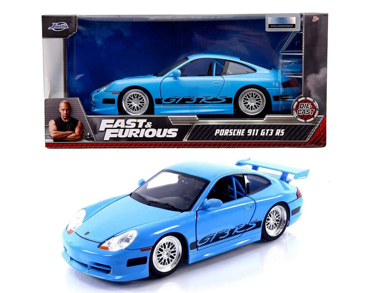 Porsche 911 GT3 RS 1:24 - Fast and Furious - Die-Cast Jada Toys