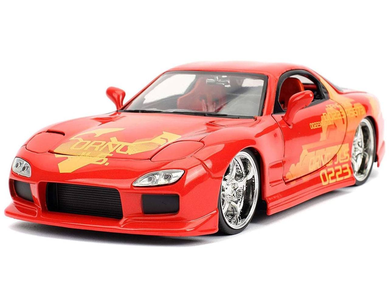 Orange JL5 Mazda RX-7 1:24 - Fast and Furious - Die-Cast Jada Toys