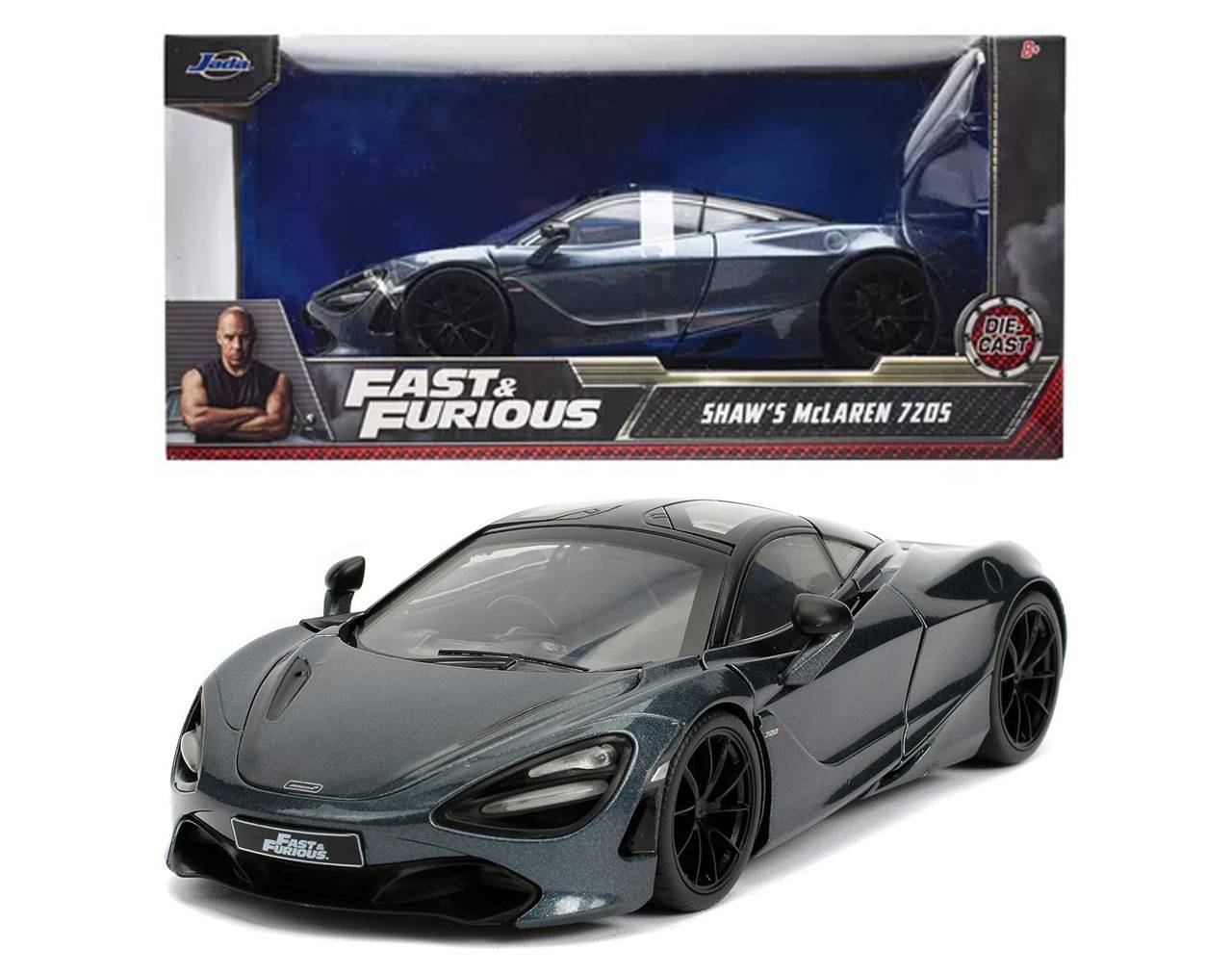 Shaw's McLaren 720S 1:24 - Fast and Furious - Die-Cast Jada Toys