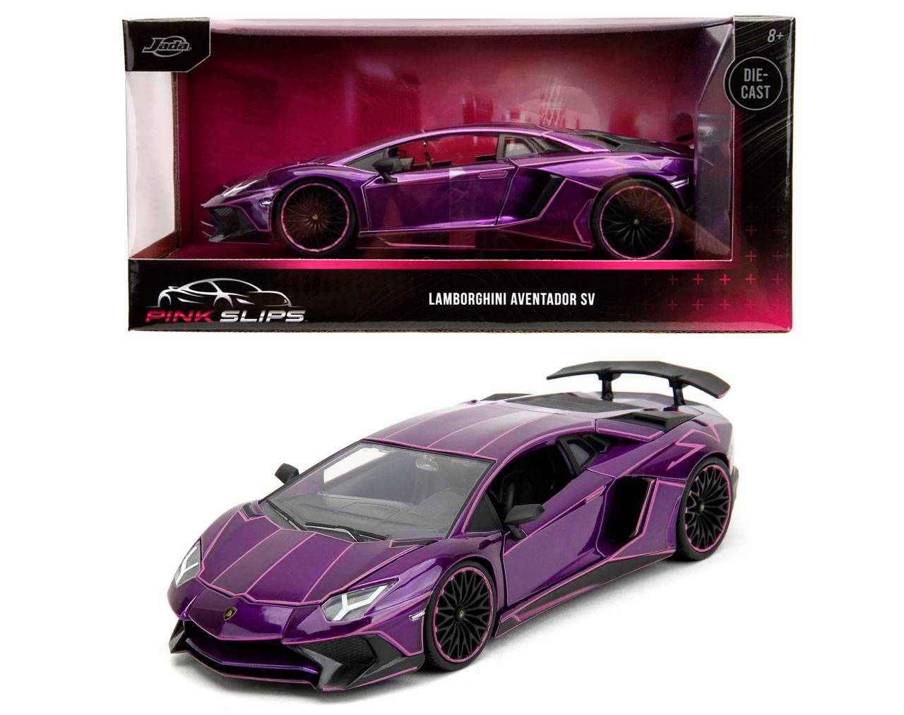 Lamborghini Aventador SV 1:24 - Pink Slips - Die-Cast Jada Toys