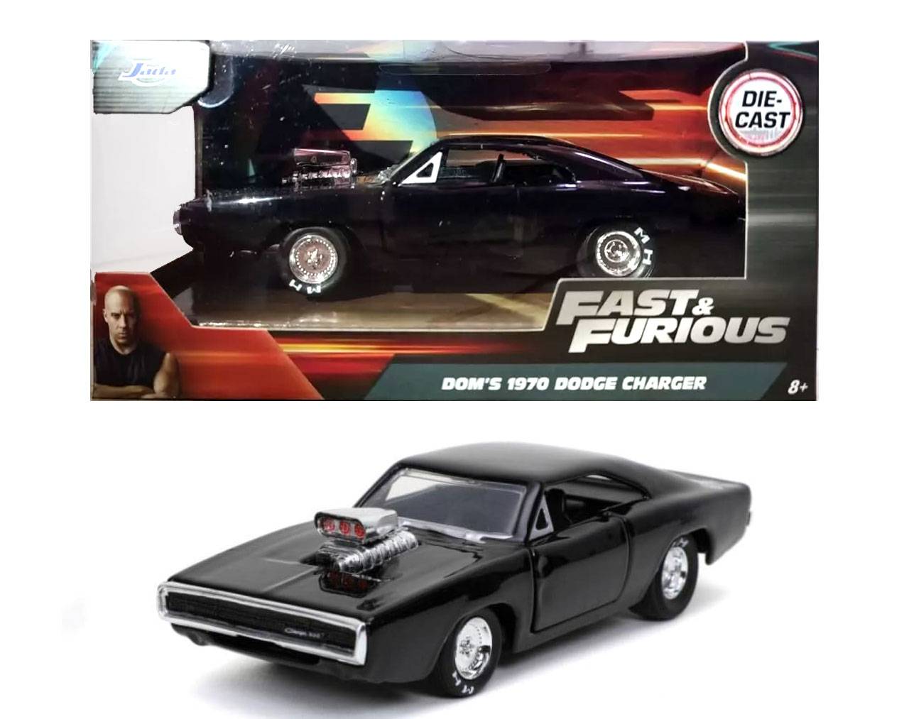 Dom's 1970 Dodge Charger 1:32 - Fast and Furious - Die-Cast Jada Toys