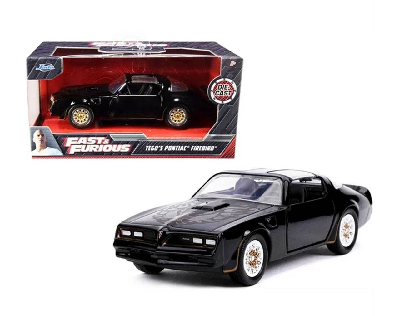 Pontiac Firebird Escala 1:32 - Fast and Furious - Die-Cast Jada Toys
