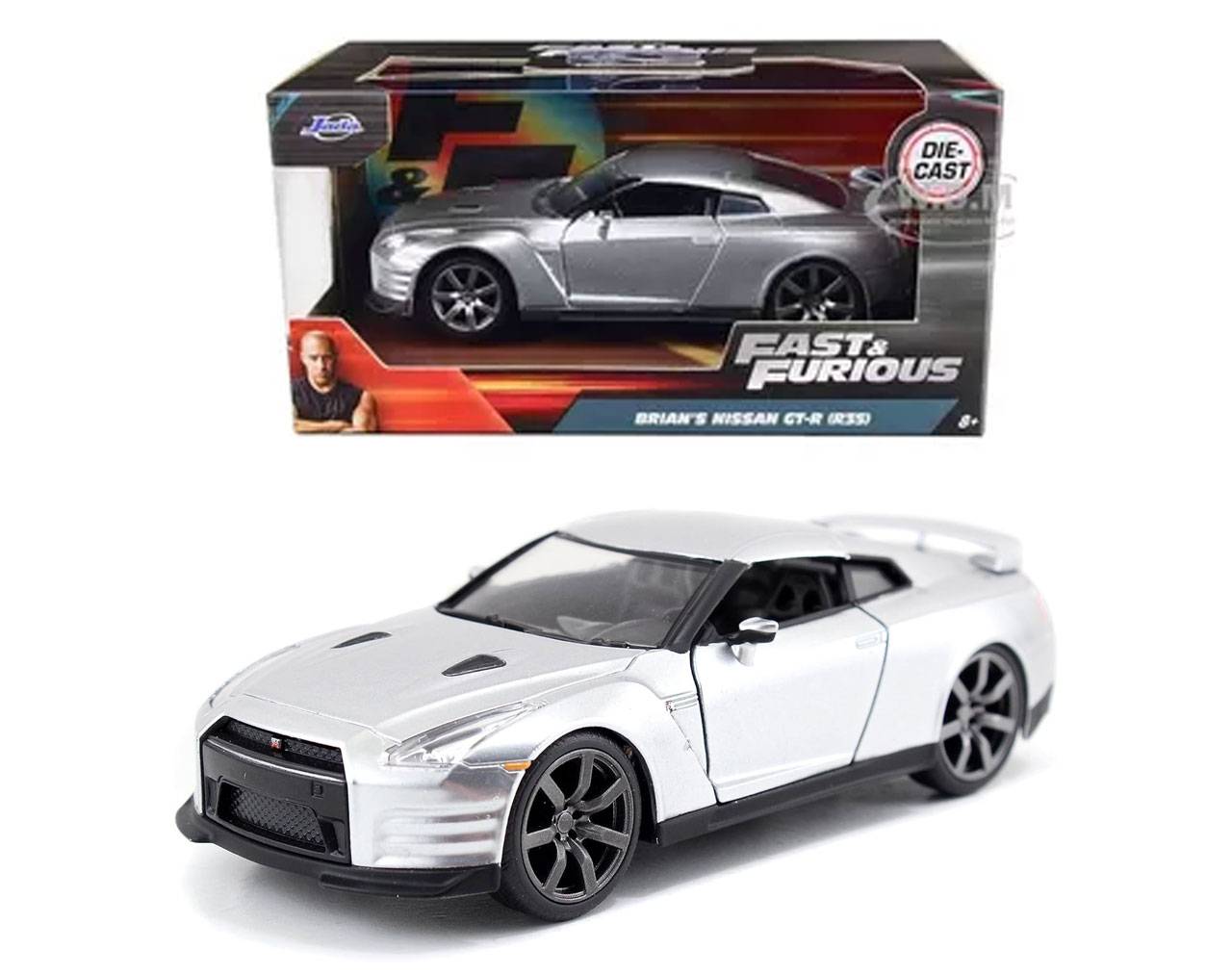 Brian's Nissan GTR (R35) 1:32 - Fast and Furious - Die-Cast Jada Toys