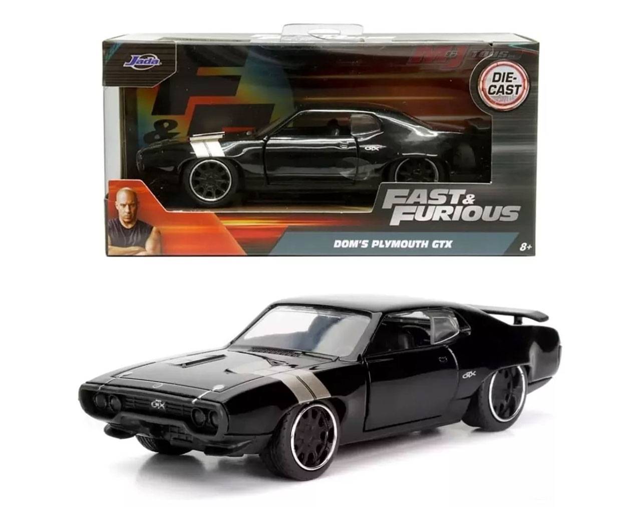 Dom's Plymouth GTX 1:32 - Fast and Furious - Die-Cast Jada Toys