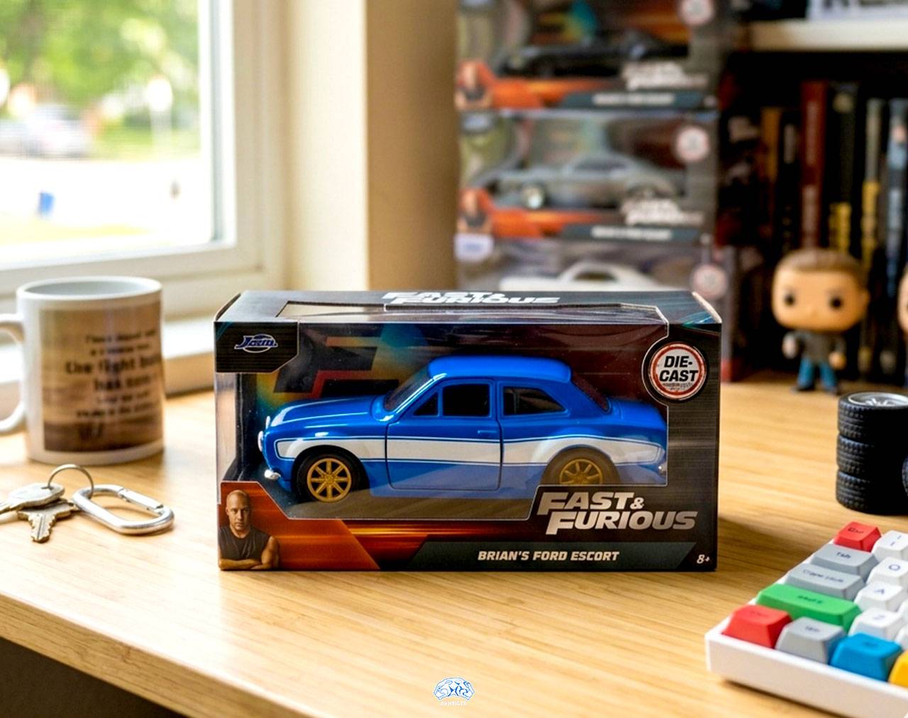 Brian's Ford Escort Escala 1:32 - Fast and Furious - Die-Cast Jada Toys