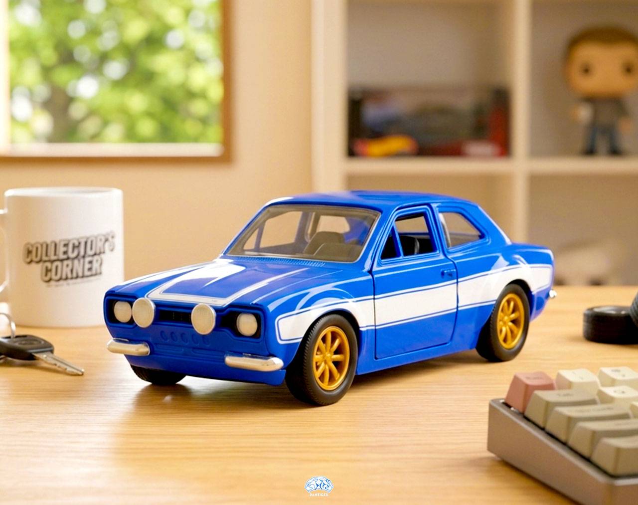 Brian's Ford Escort Escala 1:32 - Fast and Furious - Die-Cast Jada Toys