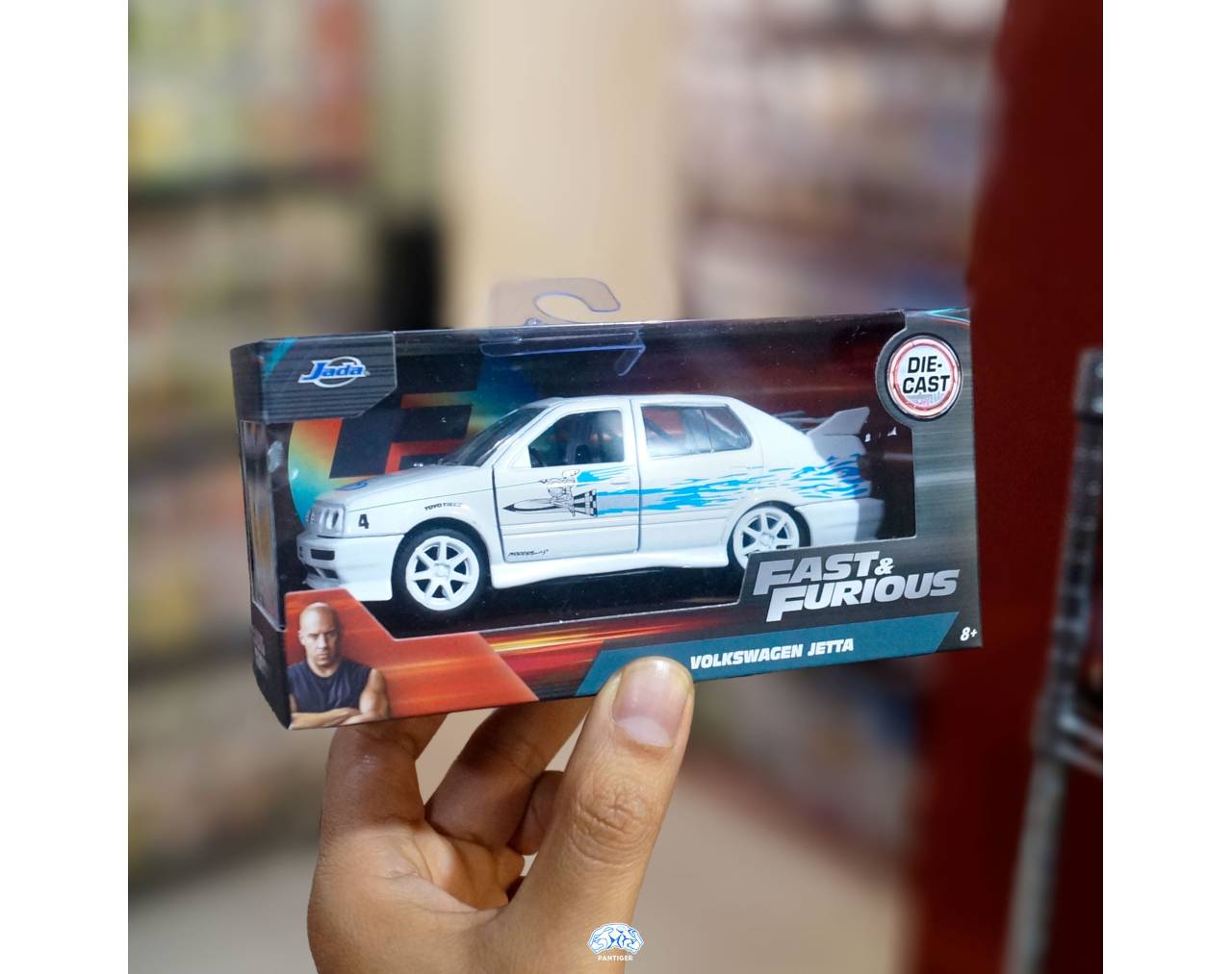 Volkswagen Jetta A3 (MK3) Escala 1:32 - Fast and Furious 1 - Die-Cast Jada Toys