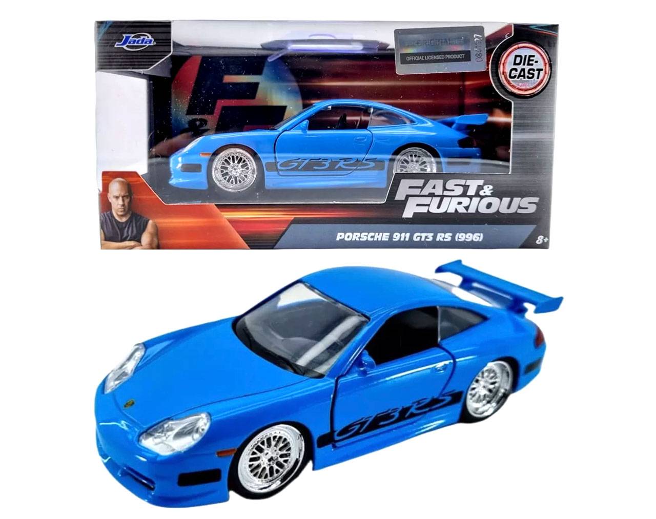 Porsche 911 RS (996) 1:32 - Fast and Furious - Die-Cast Jada Toys