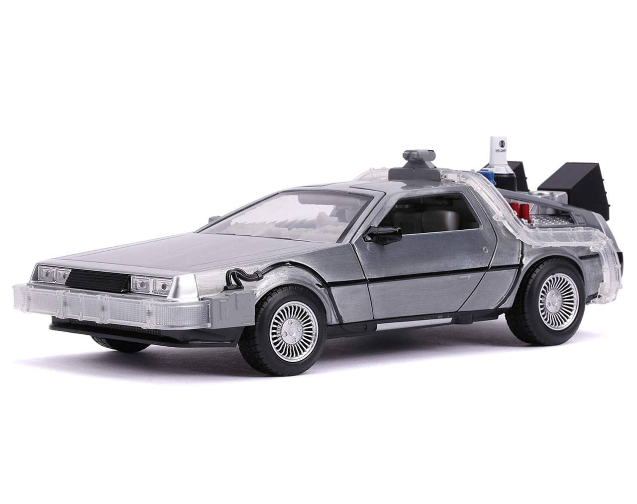 DeLorean Time Machine with light - Back to the Future Part II Hollywood Rides Jada Toys