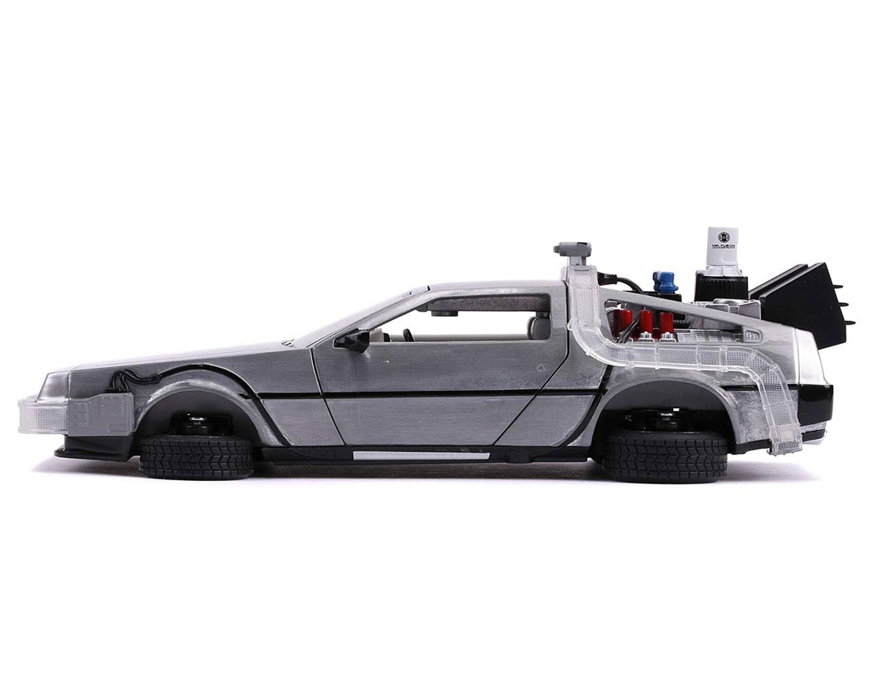 DeLorean Time Machine with light - Back to the Future Part II Hollywood Rides Jada Toys