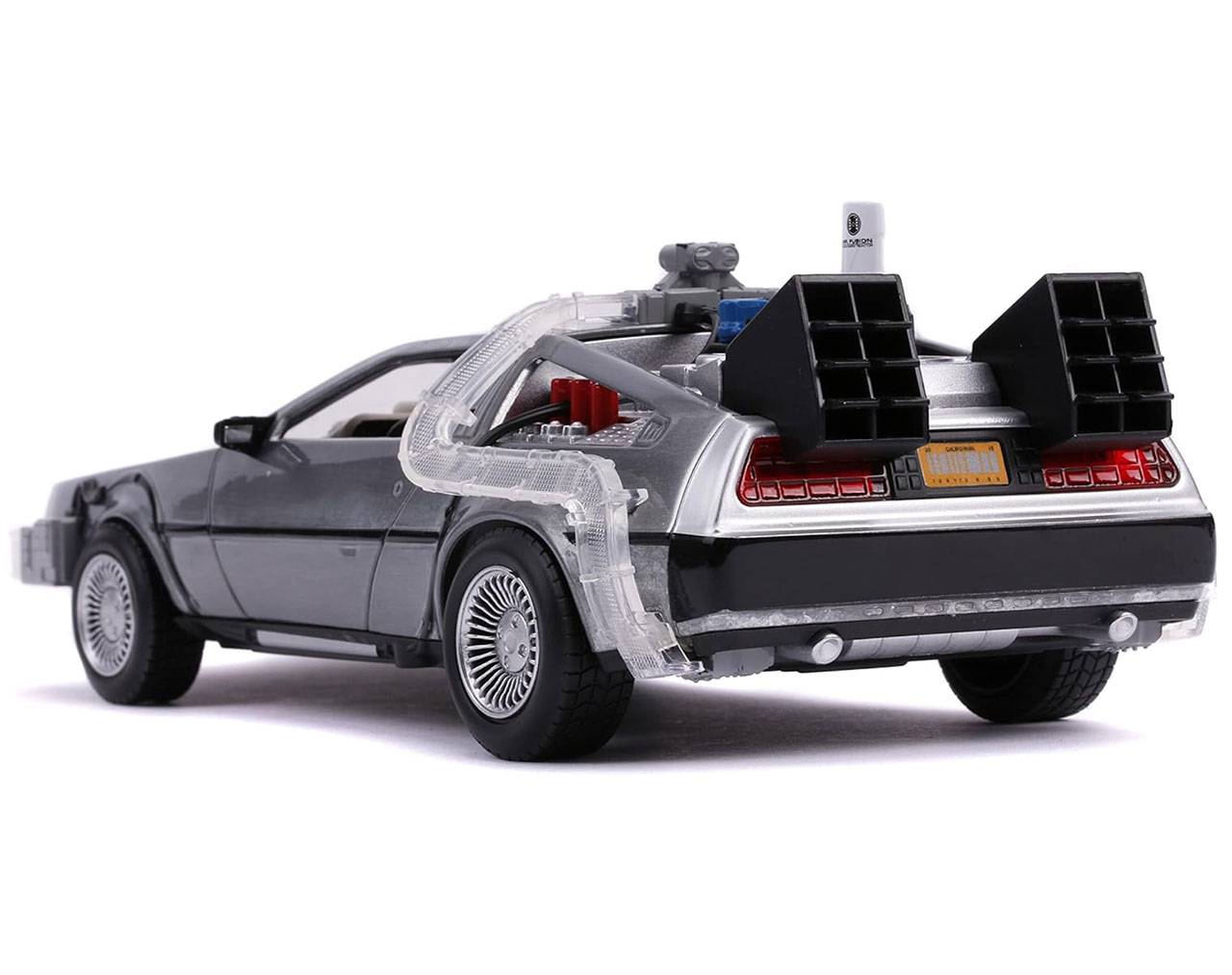 DeLorean Time Machine with light - Back to the Future Part II Hollywood Rides Jada Toys