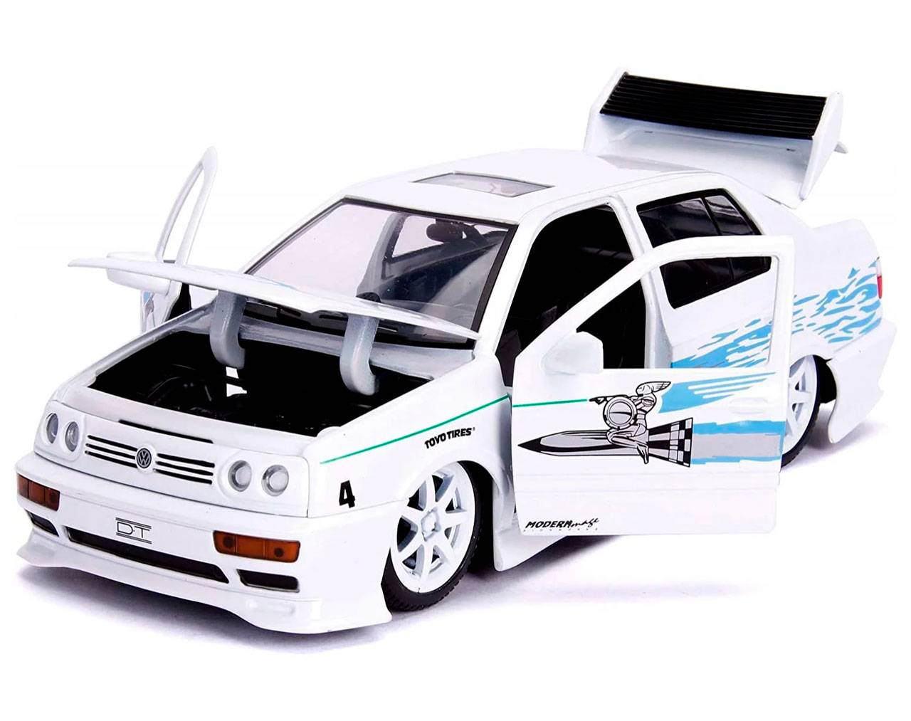 Volkswagen Jetta (Escala 1:24) - Fast and Furious - Die-Cast Jada Toys
