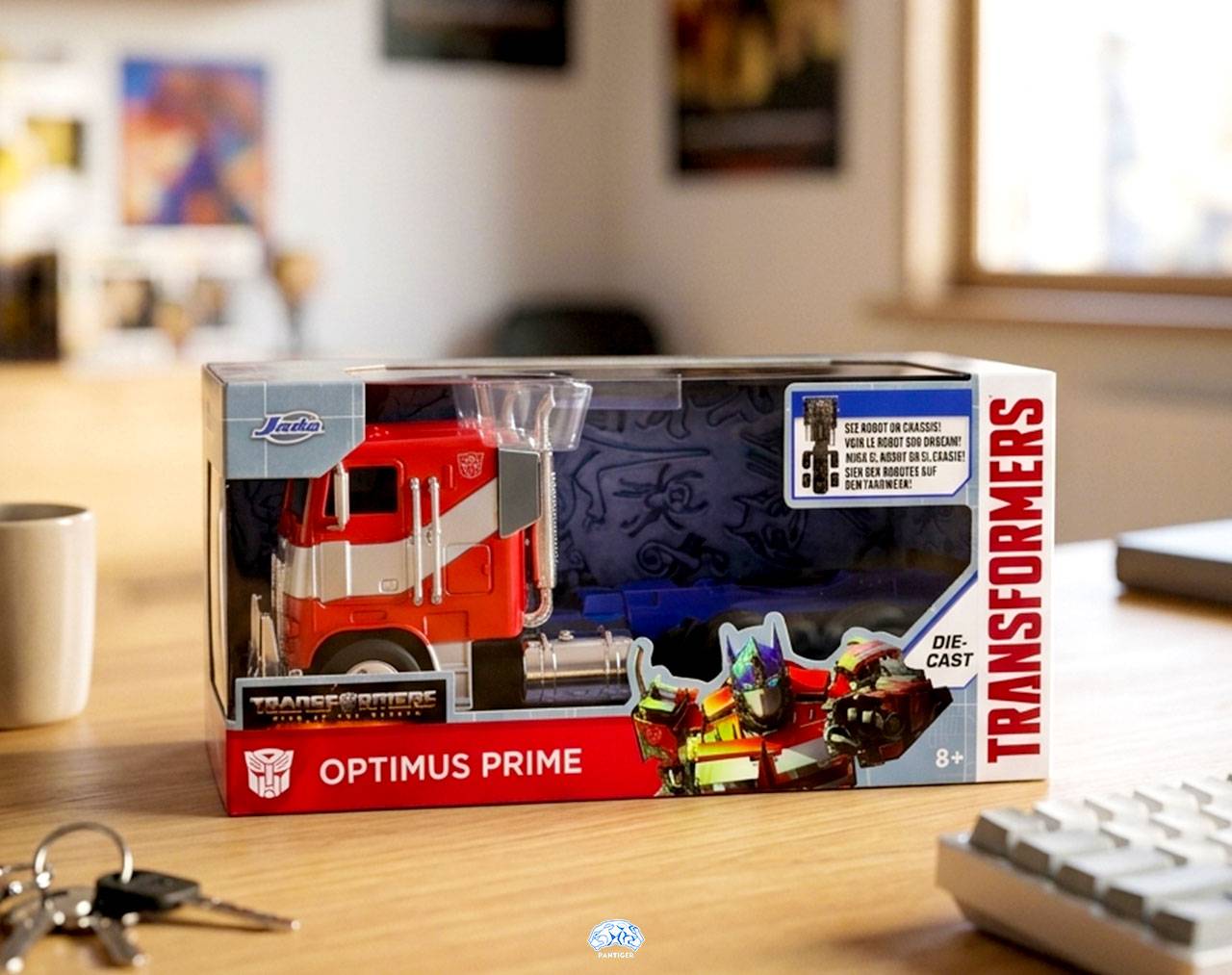 Optimus Prime Escala 1:32 - Transformers Rise of the Beast - Die Cast Jada Toys