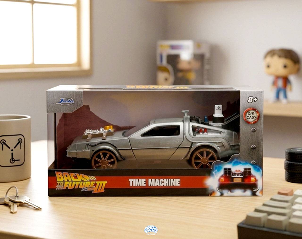 DeLorean Time Machine 1:32 - Back to the Future III - Die Cast Jada Toys