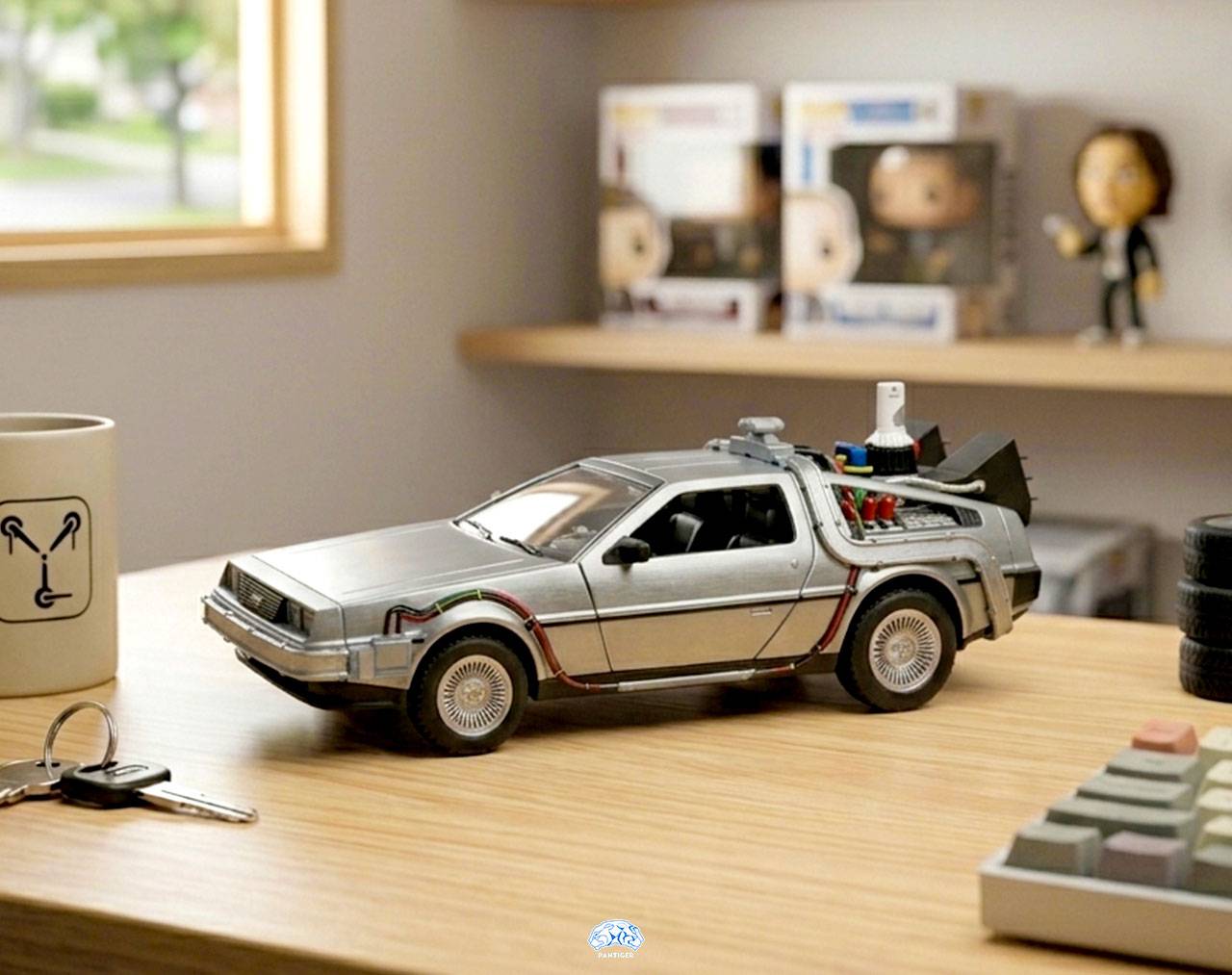 DeLorean Time Machine 1:32 - Back to the Future 1 - Die Cast Jada Toys