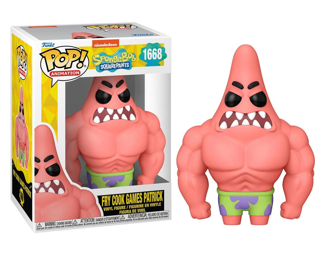 Fry Cook Games Patrick - Spongebob Squarepants Pop! Vinyl