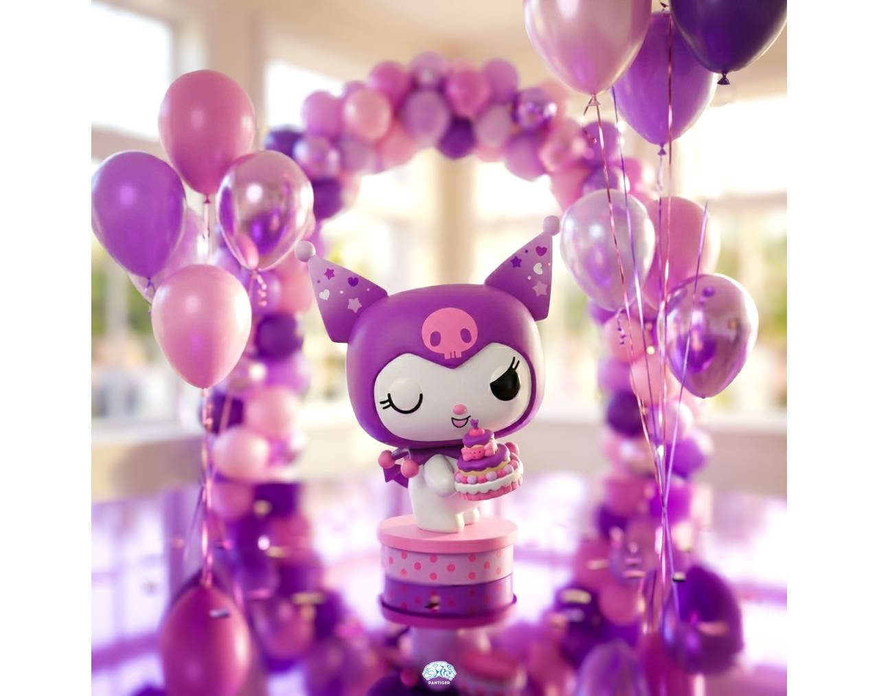 Kuromi with Cake - My Melody 50th Anniversary Kuromi 20th Anniversary Hello Kitty Pop! Vinyl
