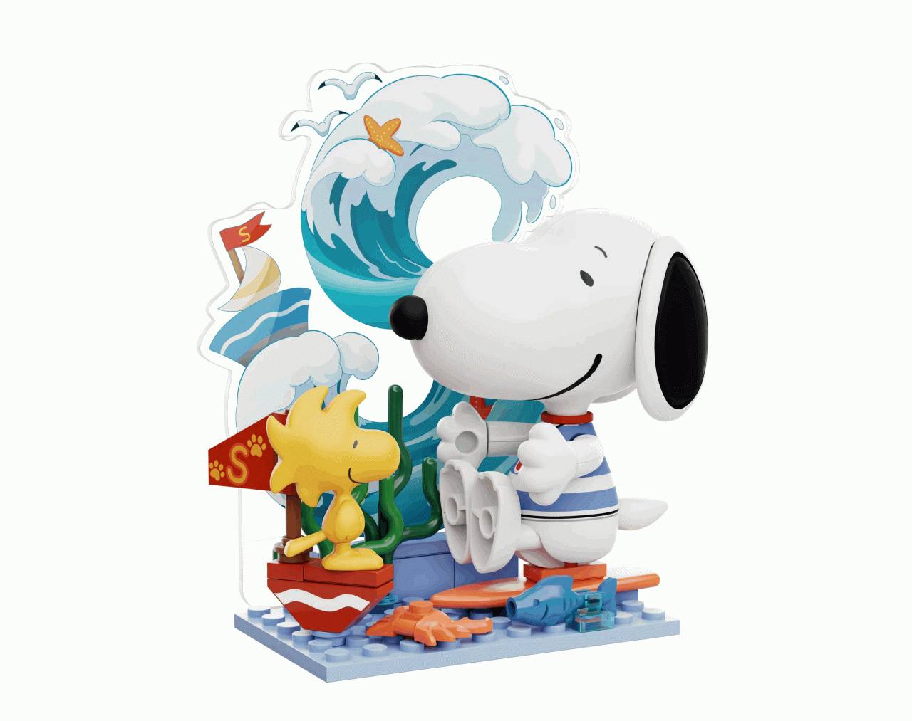 Snoopy (Cajita sorpresa) - Peanuts Pantasy Letter World Series Blind Box