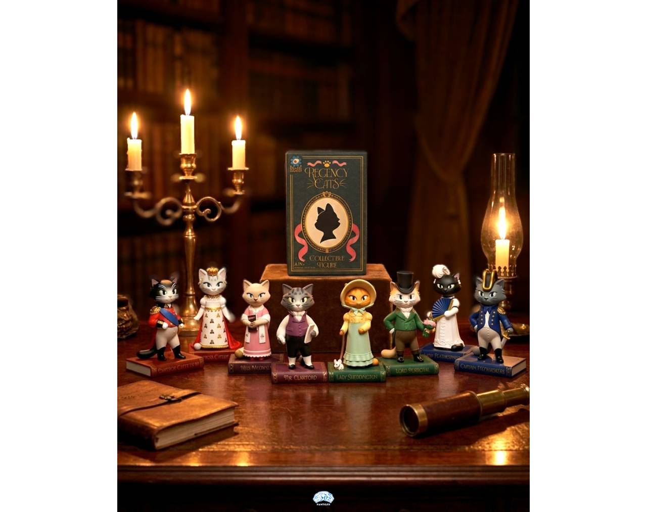 Regency Cats (Cajita sorpresa) - Kaleidos Creative Blind Box Collective Figure