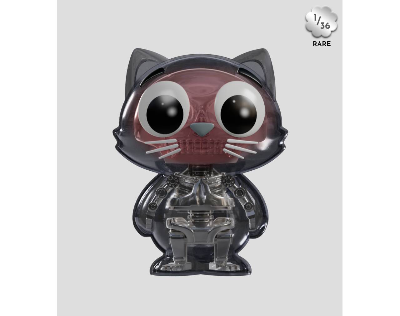 Catscan Bare Bones Glows in the Dark (Cajita sorpresa) - Kaleidos Creative Blind Box Collective Figure