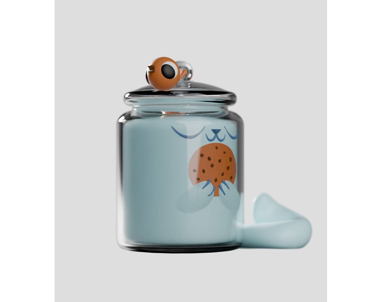 Ghost Cat (Cajita sorpresa) - Kaleidos Creative Collectible Figure