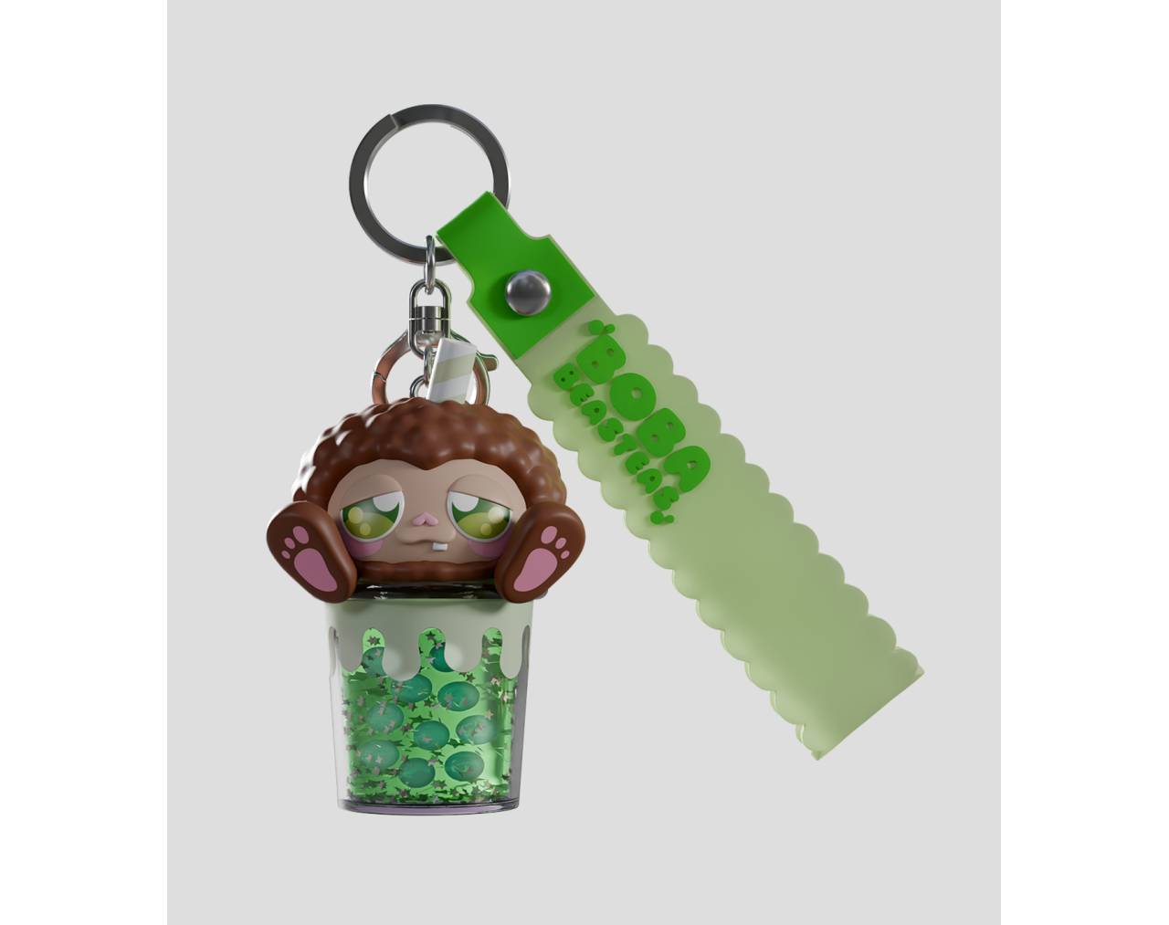 Boba Beasteas (Cajita sorpresa con llavero) - Kaleidos Creative Blind Box Collective Keychain