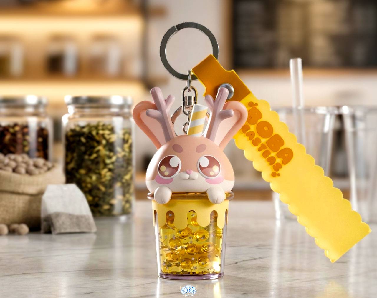 Boba Beasteas (Cajita sorpresa con llavero) - Kaleidos Creative Blind Box Collective Keychain