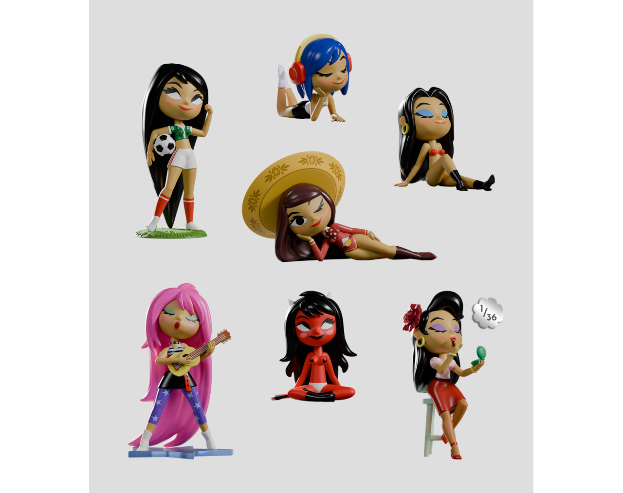 Chikitas (cajita sorpresa)- Kaleidos Creative Blind Box Collective Figure