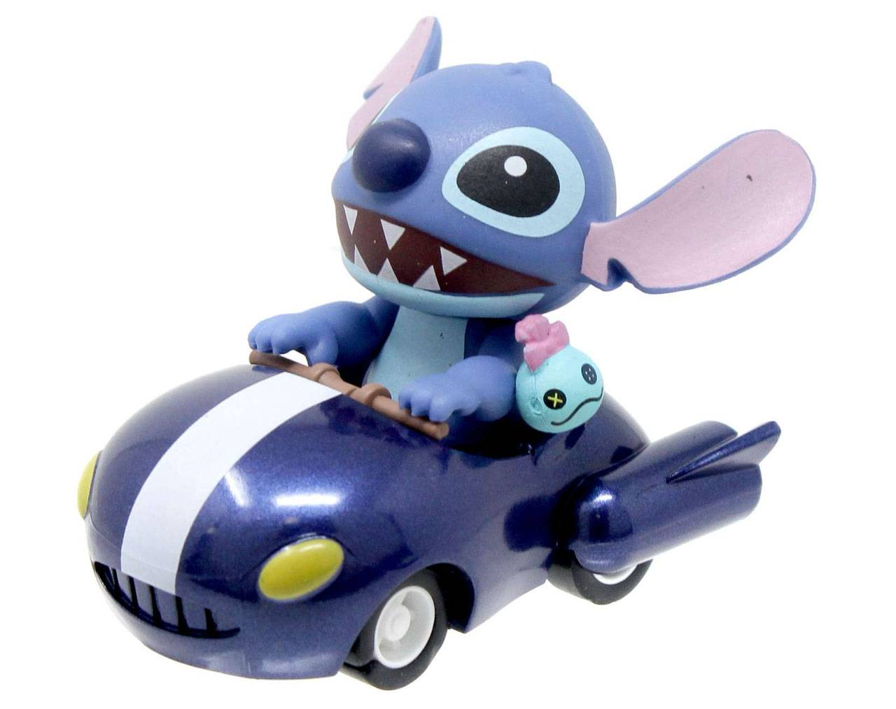 Stitch in Blue Rocket Car - Disney Lilo & Stitch Pullback Car Beast Kingdom