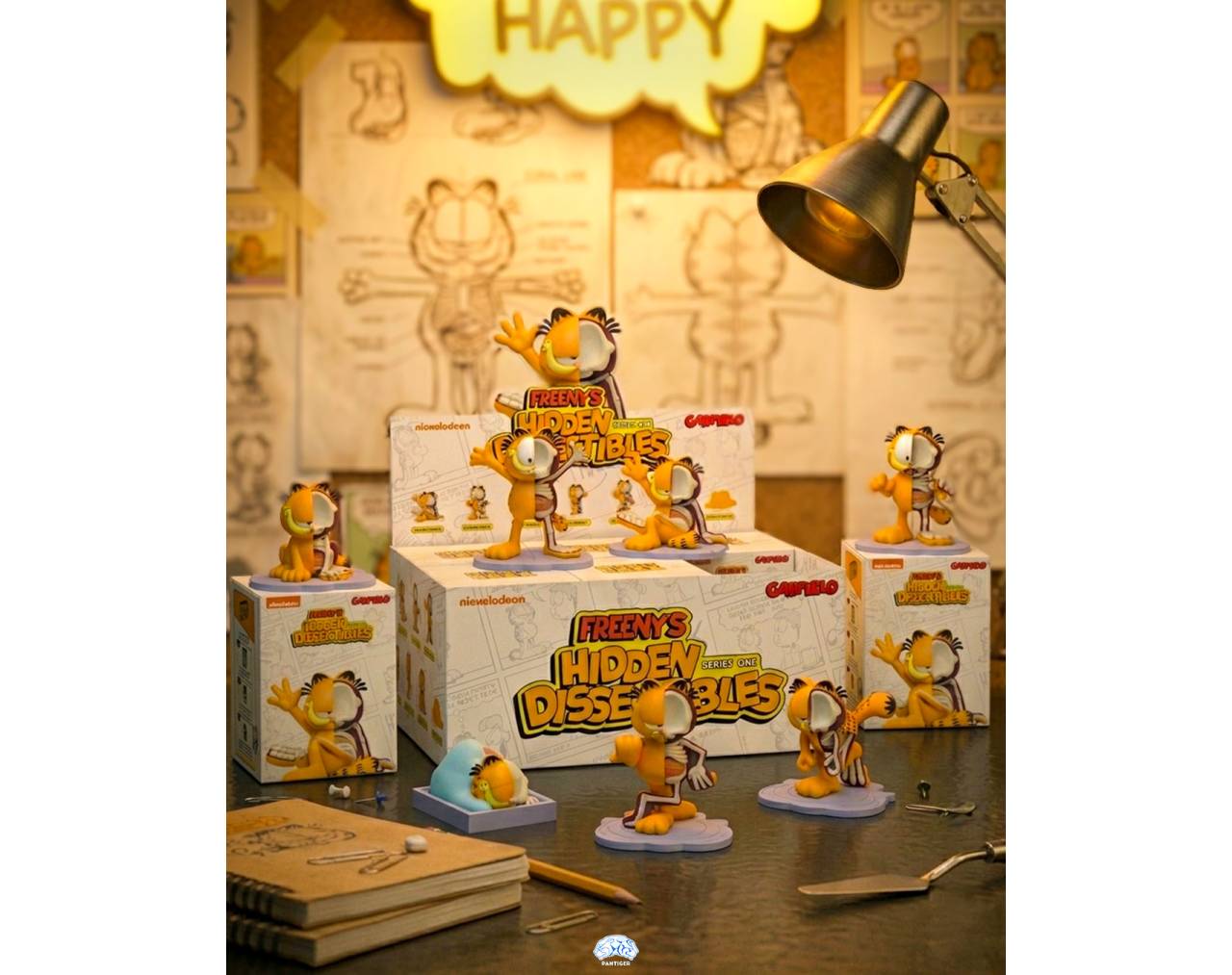 Garfield Hidden Dissectibles (Cajita sorpresa) - Mighty Jaxx Blind Box Series One